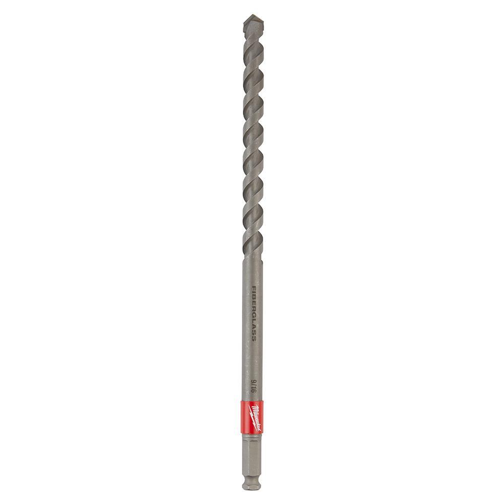 Milwaukee® SHOCKWAVE™ Impact Duty™ 48-13-7703 Lineman's Drill Bit, Tipped, 9/16 in Drill, 7/16 in Hex Shank, 12 in OAL