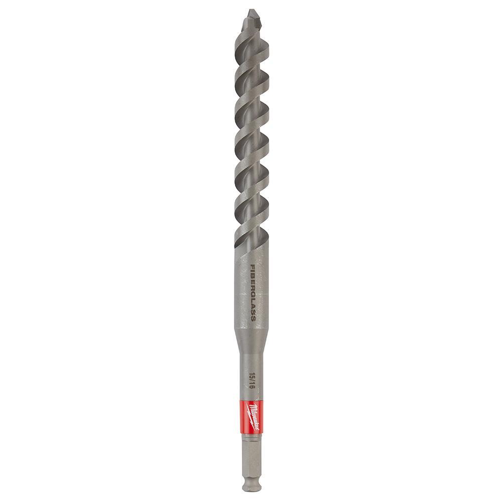 Milwaukee® SHOCKWAVE™ Impact Duty™ 48-13-7709 Lineman's Drill Bit, Tipped, 15/16 in Drill, 7/16 in Hex Shank, 12 in OAL