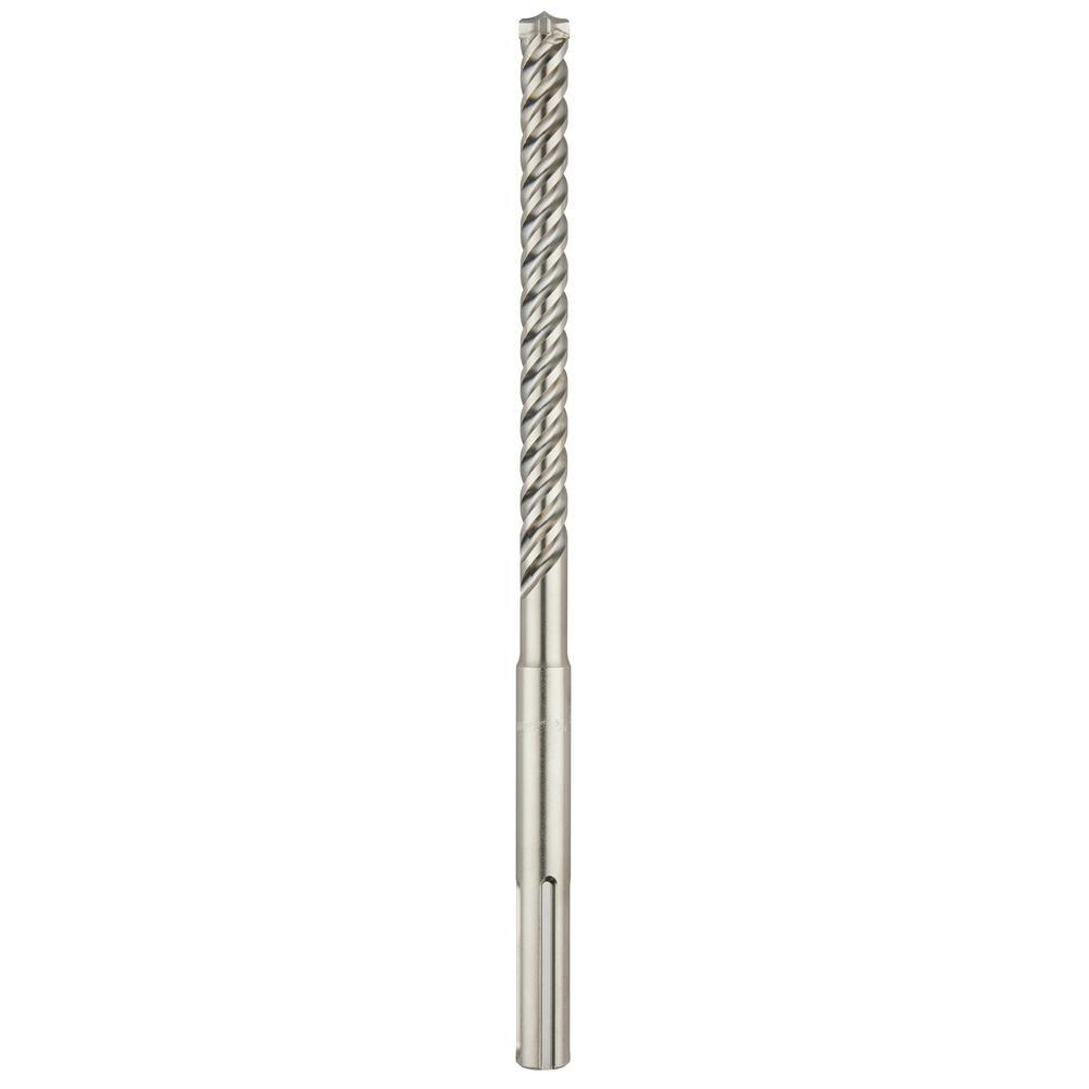 Milwaukee® MX4™ 48-20-3923 4-Cutter Rotary Hammer Drill Bit, 5/8 in Drill Bit, 45/64 in, 54 in D Cutting, Carbide Cutting Edge, 60 in OAL