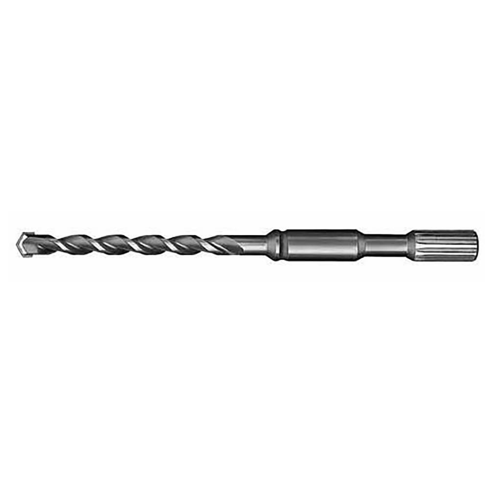 Milwaukee® 48-20-4054 2-Cutter Rotary Hammer Drill Bit, 1/2 in Drill Bit, 3/4 in Spline Shank, 31 in D Cutting, Carbide Cutting Edge, 36 in OAL
