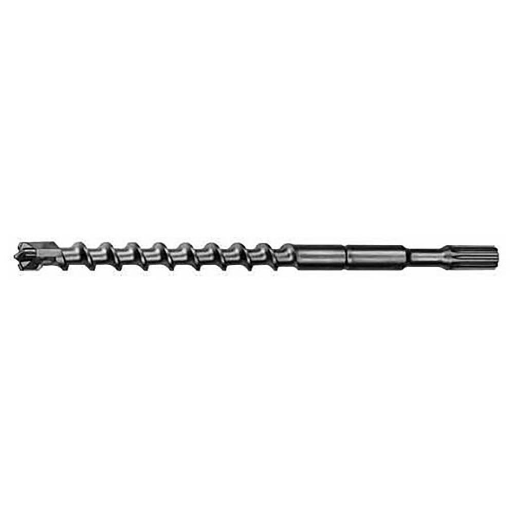 Milwaukee® 48-20-4367 4-Cutter Rotary Hammer Drill Bit, 7/8 in Drill Bit, 3/4 in Spline Shank, 31 in D Cutting, Carbide Cutting Edge, 36 in OAL