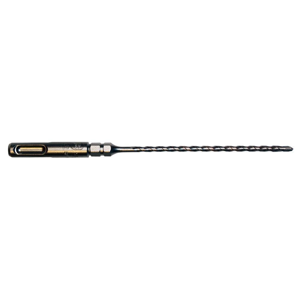 Milwaukee® Tapcon™ 48-20-7096 2-Cutter Rotary Hammer Drill Bit With 1/4 in Hex Shoulder, 5/32 in Drill Bit, 25/64 in Hex/SDS Shank, 3 in D Cutting, Carbide Cutting Edge, 6 in OAL