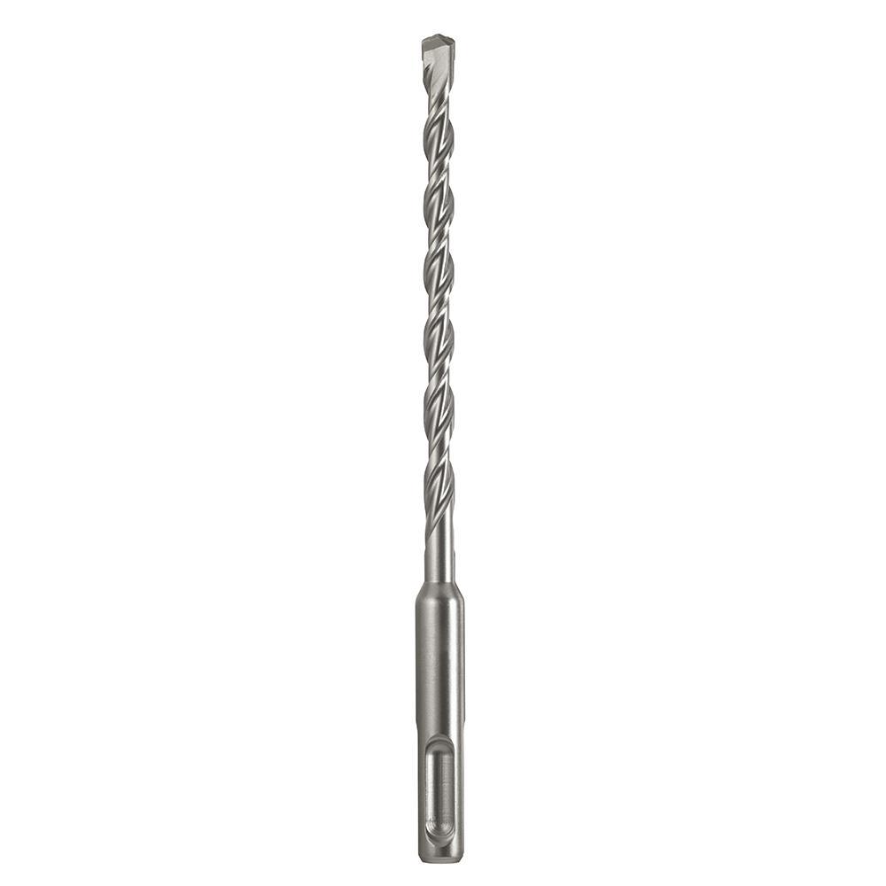 Milwaukee® 48-20-8016 M/2™ 2-Cutter Rotary Hammer Drill Bit, 5 mm Drill Bit, 3/8 in SDS Plus® Shank, 250 mm D Cutting, Carbide Cutting Edge, 310 mm OAL