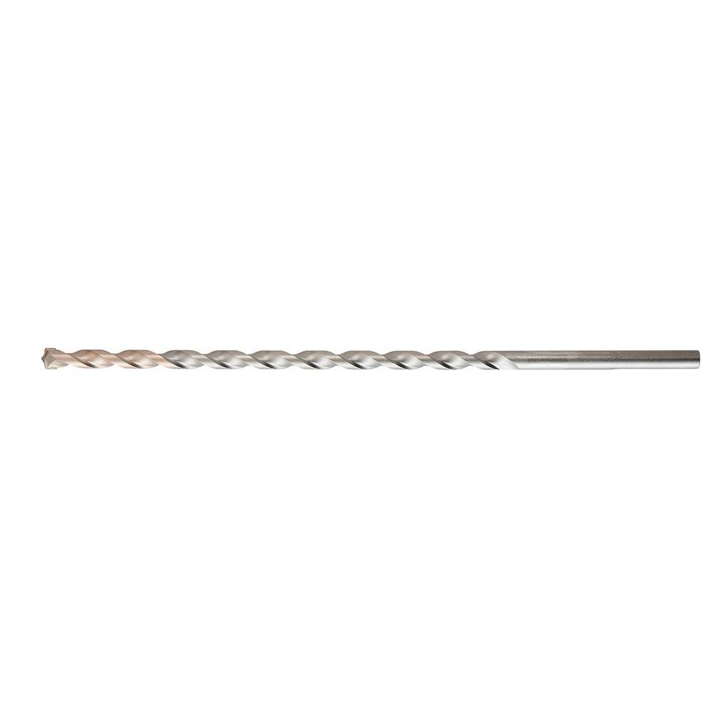Milwaukee® Secure-Grip™ 48-20-8925 2-Cutter Hammer Drill Bit, 7/16 in Drill Bit, 7/16 in 3-Flat Shank, 4 in D Cutting, Carbide Cutting Edge, 6 in OAL