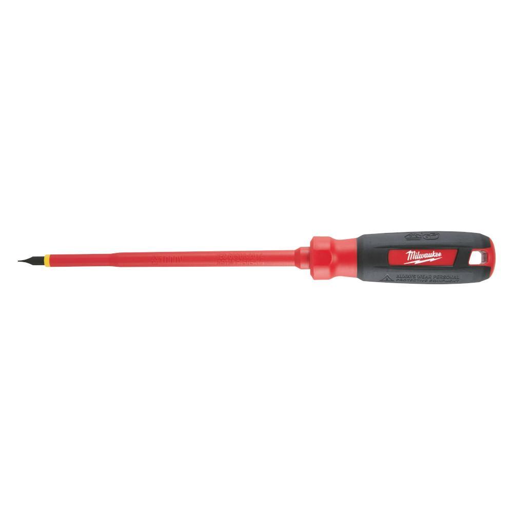 Milwaukee® 48-22-2232 Screwdriver, 3/16 in Cabinet Point, Steel Shank, Plastic Handle, ASTM F1505-10
