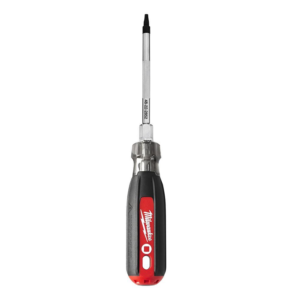 Milwaukee® 48-22-2852 Screwdriver, #2 Square Point, 12 in OAL, Plastic/Rubber Handle