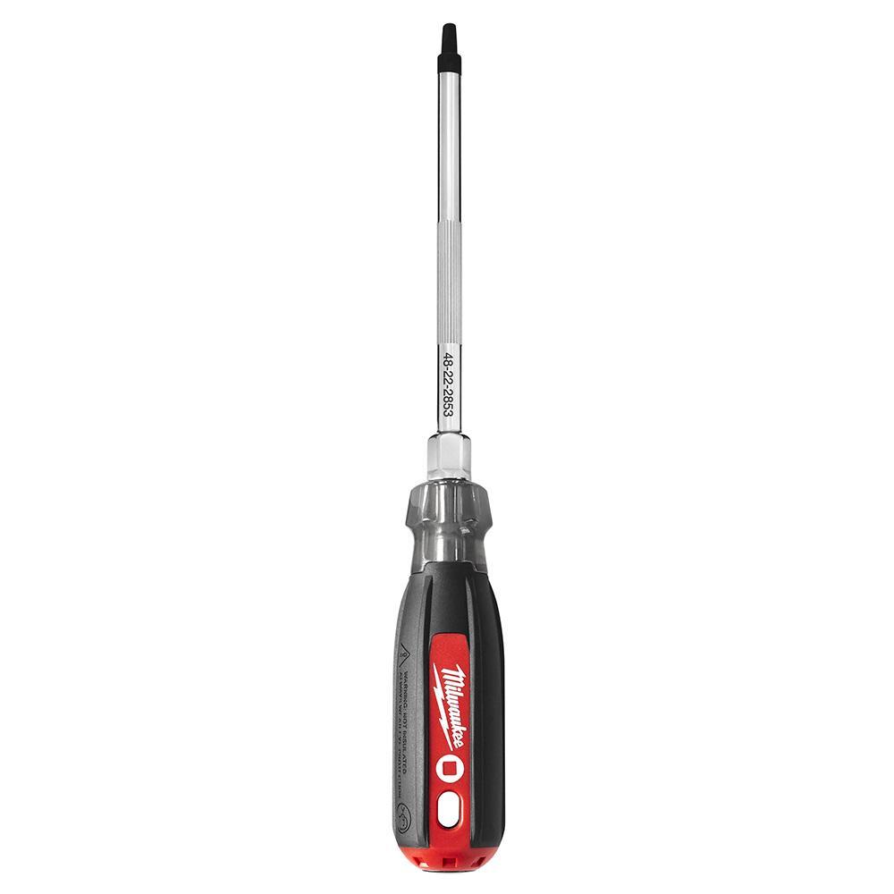 Milwaukee® 48-22-2853 Screwdriver, #3 Square Point, 14 in OAL, Plastic/Rubber Handle