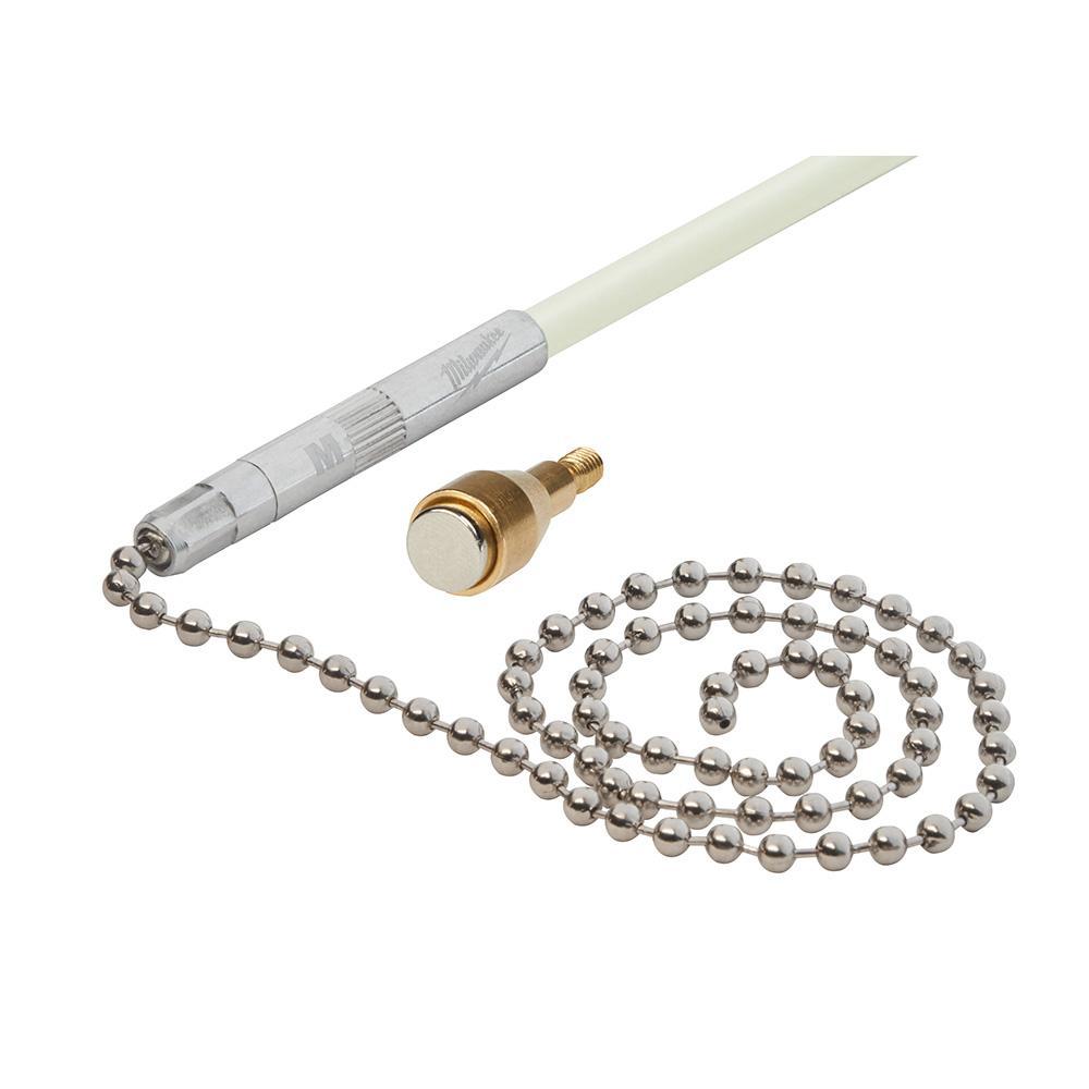 Milwaukee® 48-22-4159 Fish Stick Magnetic Tip and Chain, For Use With Fish Sticks, Steel, Metallic