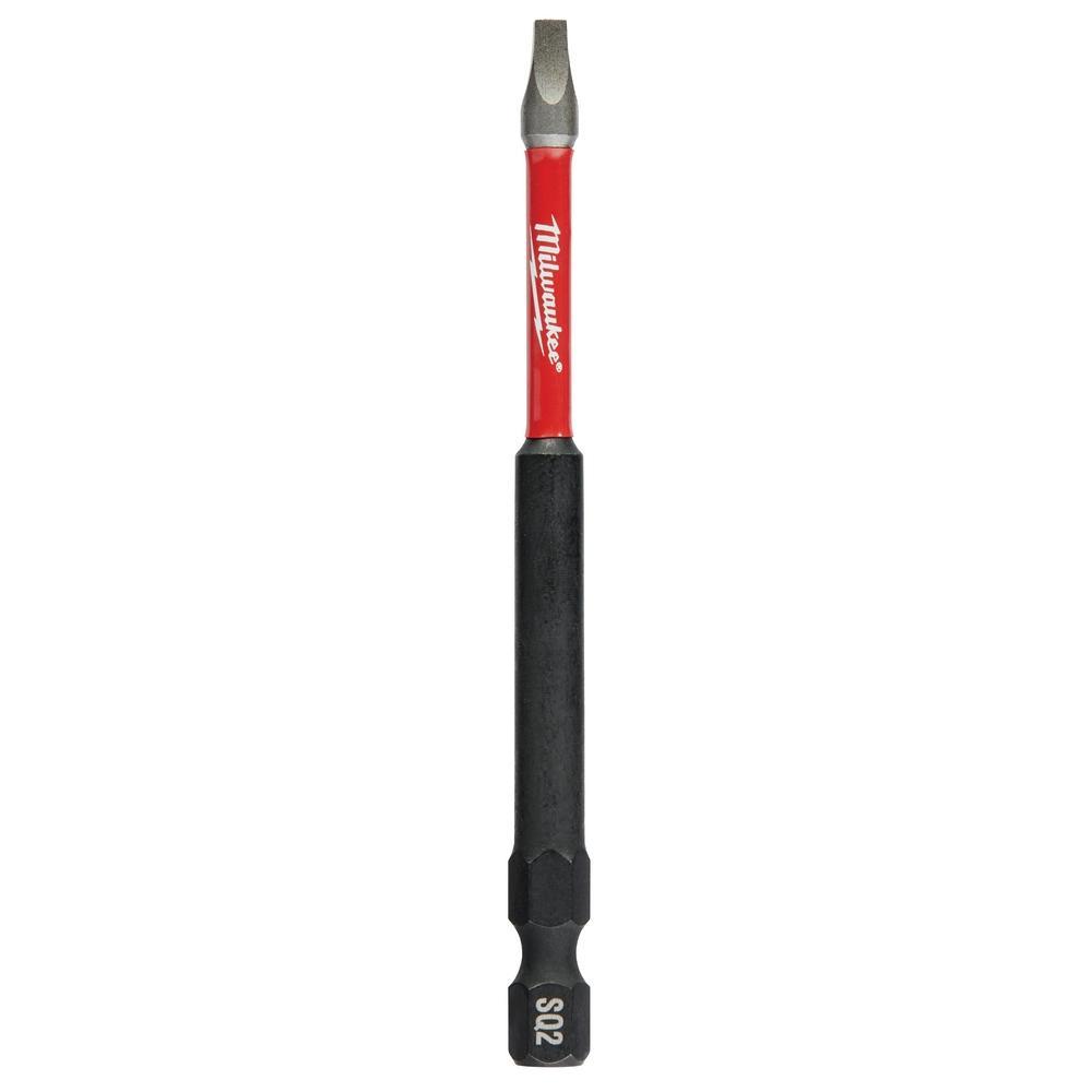Milwaukee® SHOCKWAVE™ Impact Duty™ 48-32-4672 Screwdriver Bit, SQ2 Square Point, 3-1/2 in OAL