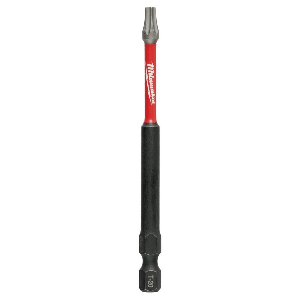 Milwaukee® SHOCKWAVE™ Impact Duty™ 48-32-4678 Screwdriver Bit, T20 Torx® Point, 3-1/2 in OAL