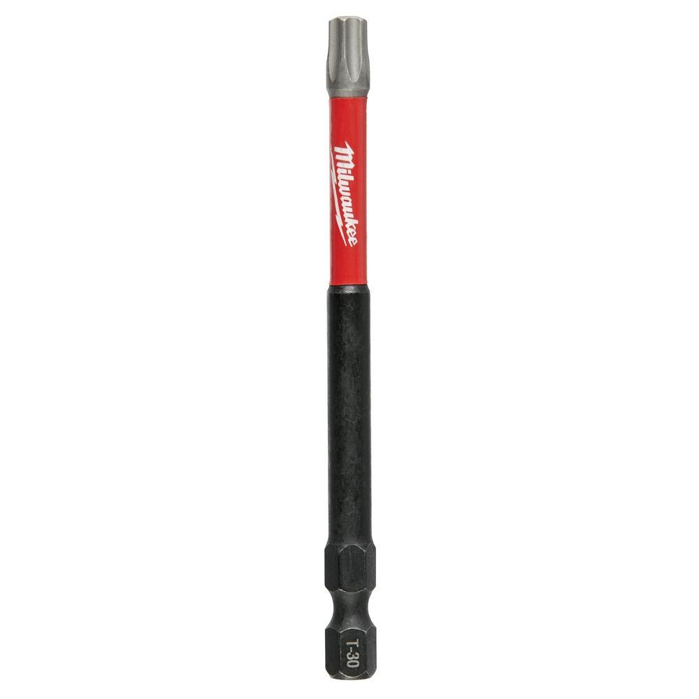 Milwaukee® SHOCKWAVE™ Impact Duty™ 48-32-4680 Screwdriver Bit, T30 Torx® Point, 3-1/2 in OAL