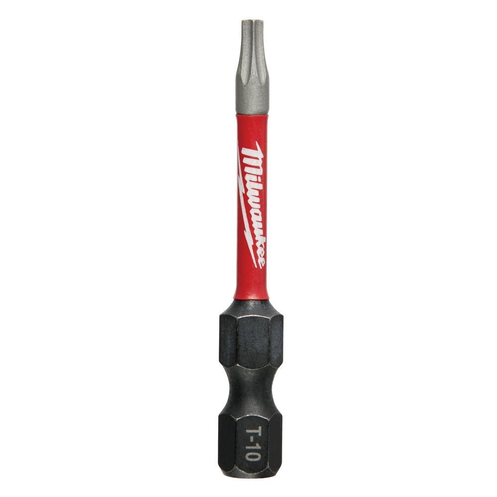 Milwaukee® SHOCKWAVE™ Impact Duty™ 48-32-4982 Screwdriver Bit, T10 Torx® Point, 2 in OAL
