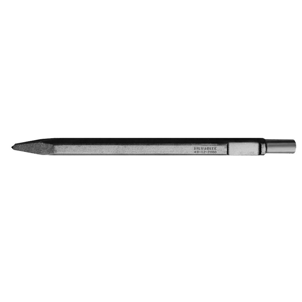 Milwaukee® 48-62-2010 Bull Point Chisel, 3/4 in, 21/32 in Hex/Round/Spline Shank, 18 in OAL