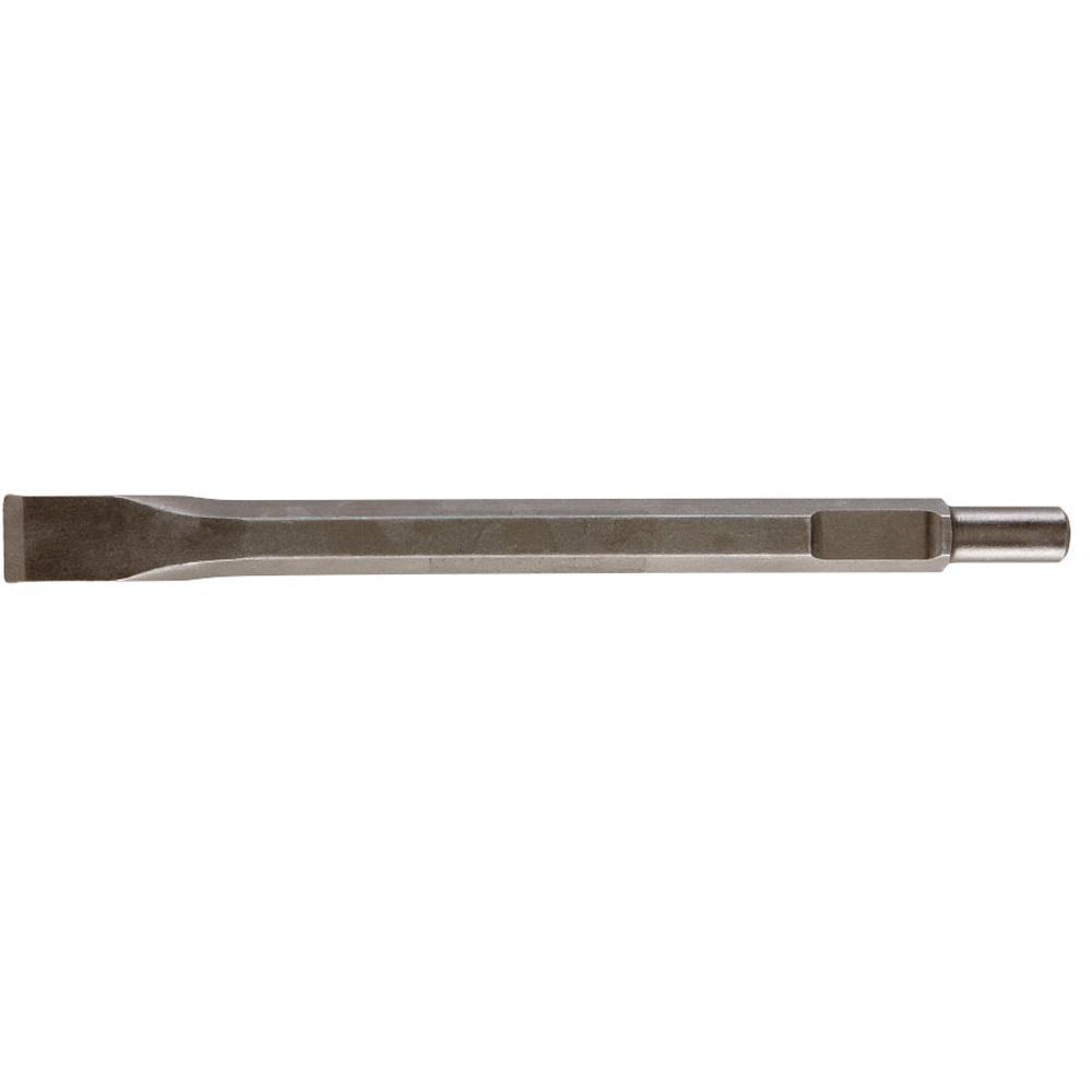 Milwaukee® 48-62-2020 Flat Chisel, 3/4 in, 21/32 in Hex/Round/Spline Shank, 1 in W Blade, 12 in OAL