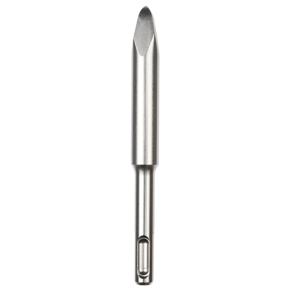 Milwaukee® 48-62-6012 Hammer Chisel, SDS Plus® Shank, 1 in W Blade, Bull Point, 5-1/2 in OAL