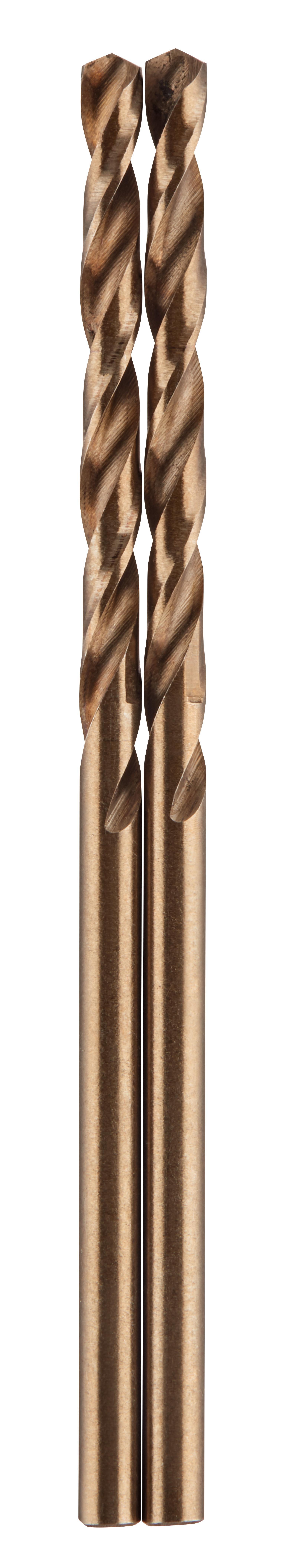 Milwaukee® RED HELIX™ 48-89-2504 Drill Bit, 2.5 mm Drill - Metric, 0.0984 in Drill - Decimal Inch, 135 deg Point, Cobalt, Black Oxide