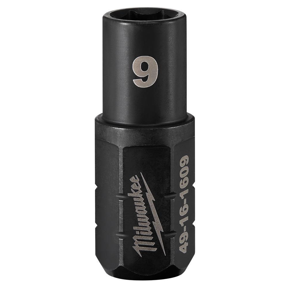 Milwaukee® 49-16-1609 INSIDER™ Box Ratchet Socket, Low Profile Style, 9 mm Socket, 6 Points