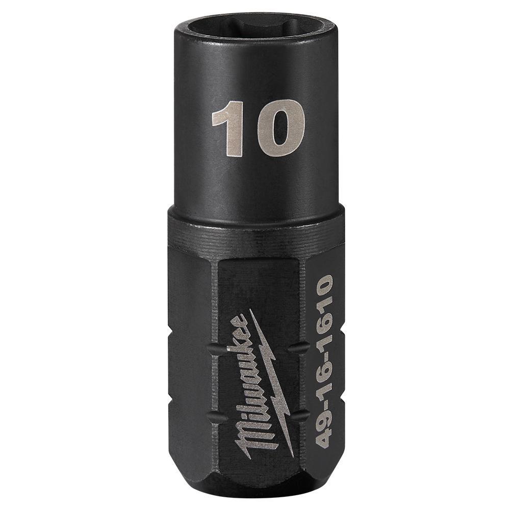 Milwaukee® 49-16-1610 INSIDER™ Box Ratchet Socket, Low Profile Style, 10 mm Socket, 6 Points