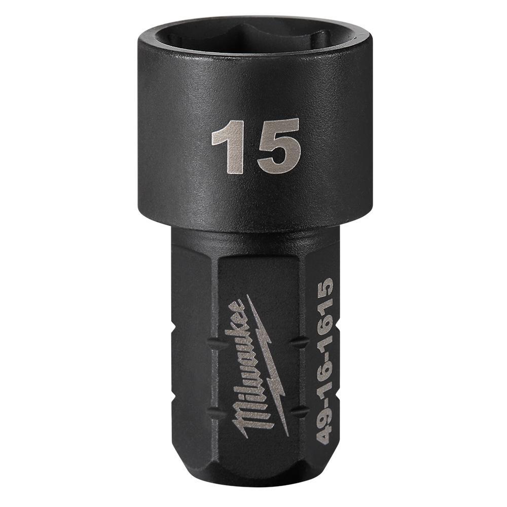 Milwaukee® 49-16-1615 INSIDER™ Box Ratchet Socket, 15 mm Socket, 6 Points