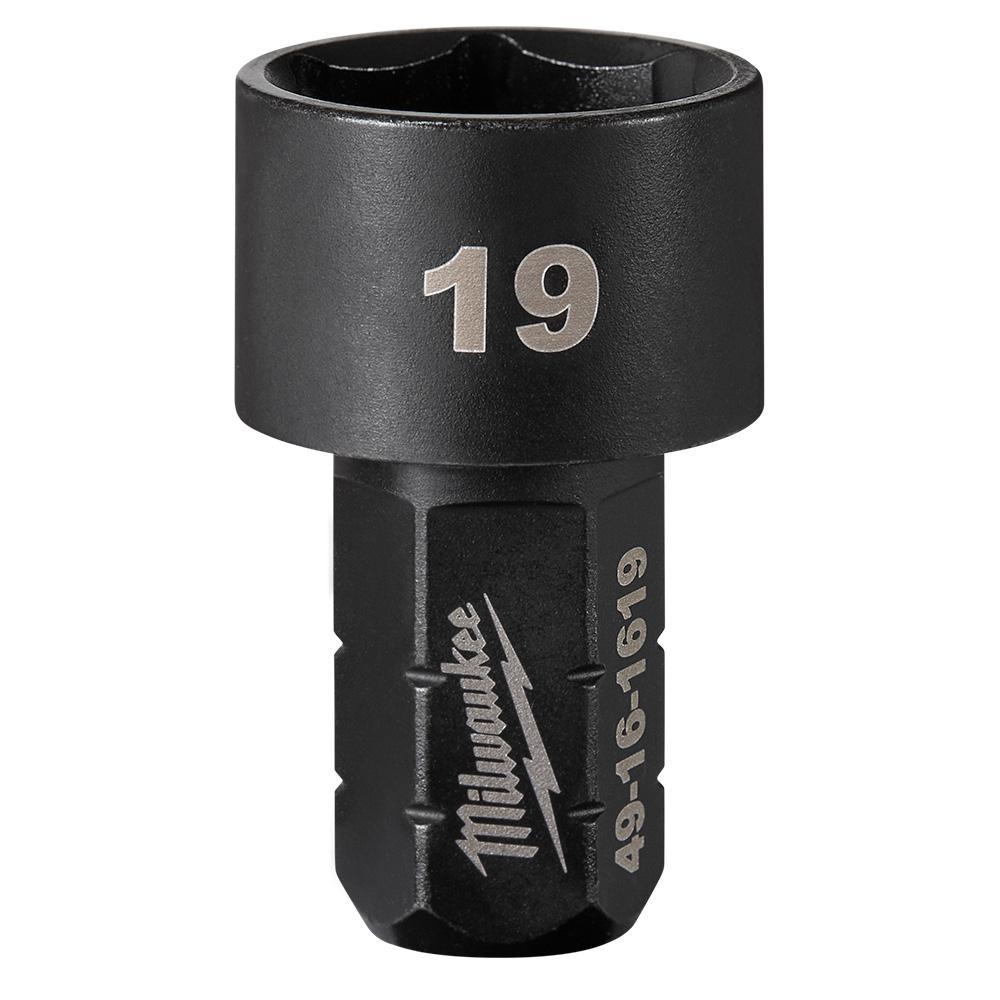 Milwaukee® 49-16-1619 INSIDER™ Box Ratchet Socket, Low Profile Style, 19 mm Socket, 6 Points