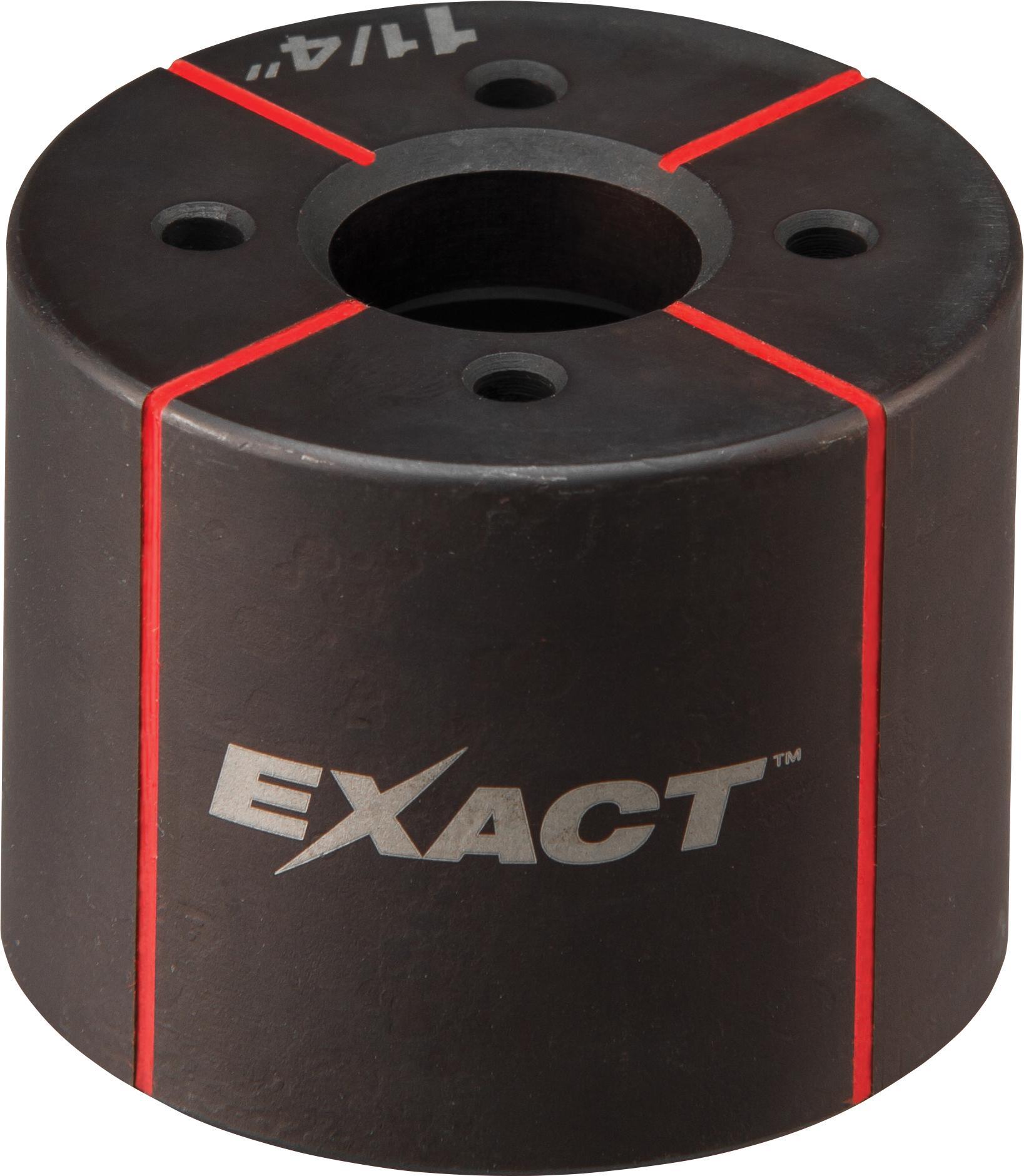Milwaukee® EXACT™ 49-16-2666 Knockout Die, 1-1/4 in Conduit/Pipe, Steel, 10 ga Mild Steel/12 ga Stainless Steel
