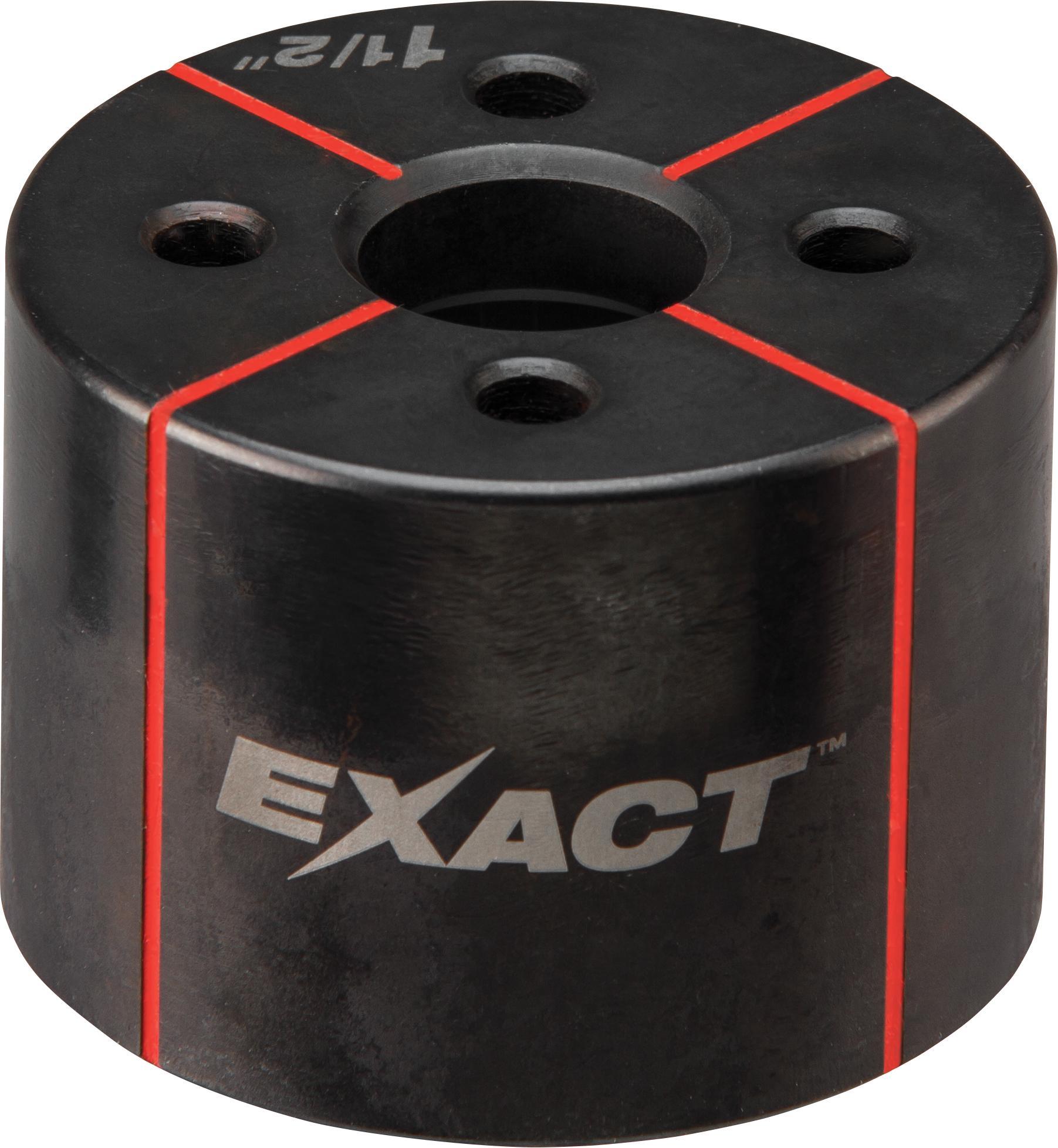 Milwaukee® EXACT™ 49-16-2668 Knockout Die, 1-1/2 in Conduit/Pipe, Steel, 10 ga Mild Steel/12 ga Stainless Steel