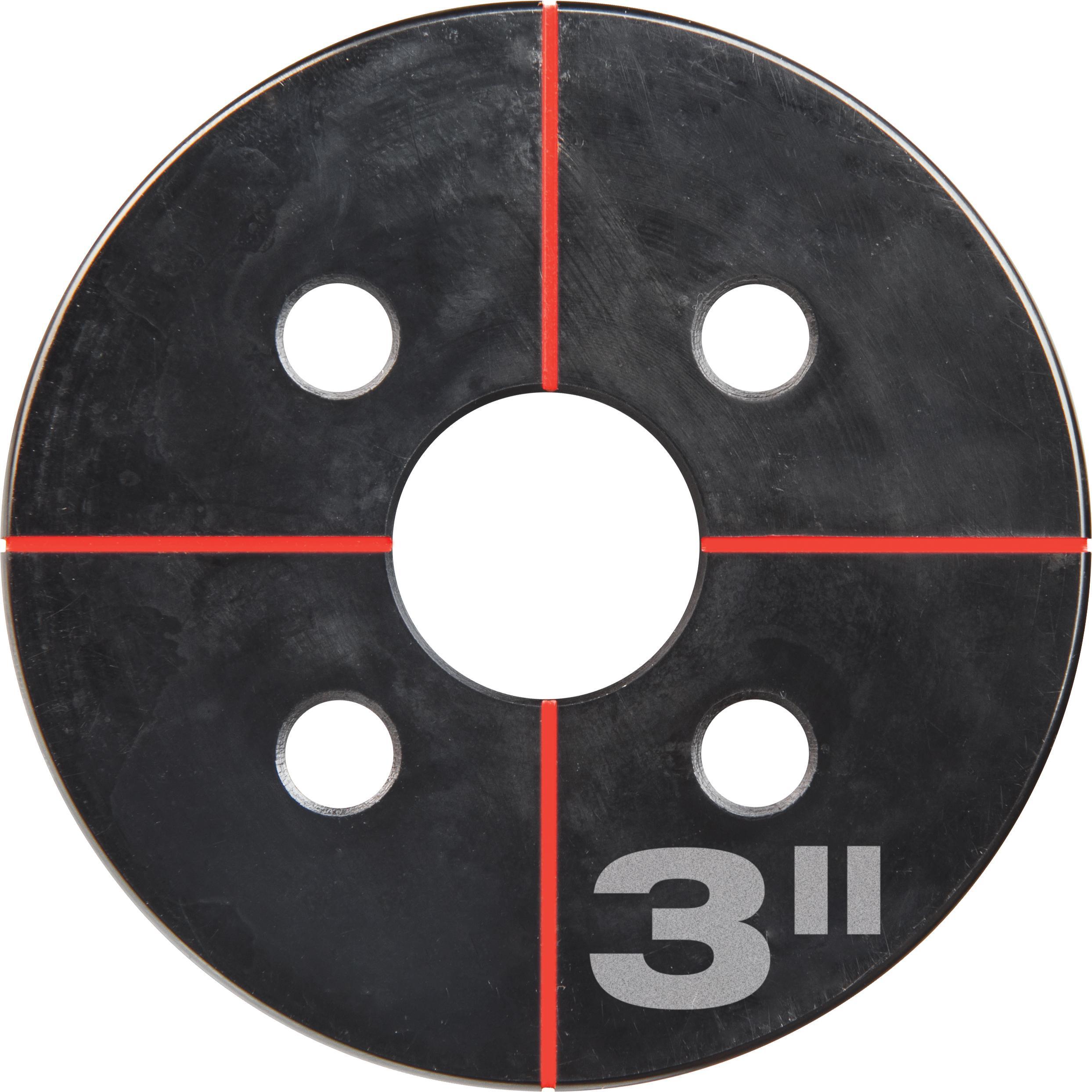 Milwaukee® EXACT™ 49-16-2674 Knockout Die, 3 in Conduit/Pipe, Steel, 10 ga Mild Steel/12 ga Stainless Steel