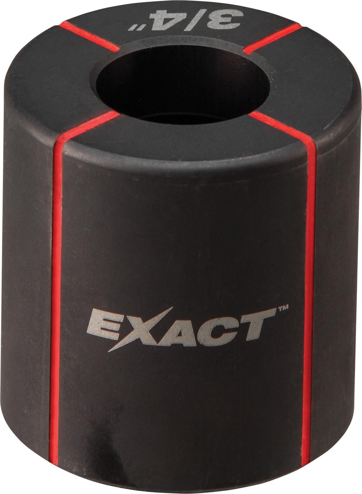 Milwaukee® EXACT™ 49-16-2662 Knockout Die, 3/4 in Conduit/Pipe, Steel, 10 ga Mild Steel/12 ga Stainless Steel