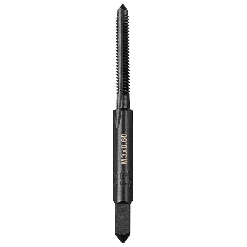 Milwaukee® 49-57-5110 Taps, M3-0.60 Thread, (4) Flutes, Black Oxide, High Carbon Steel