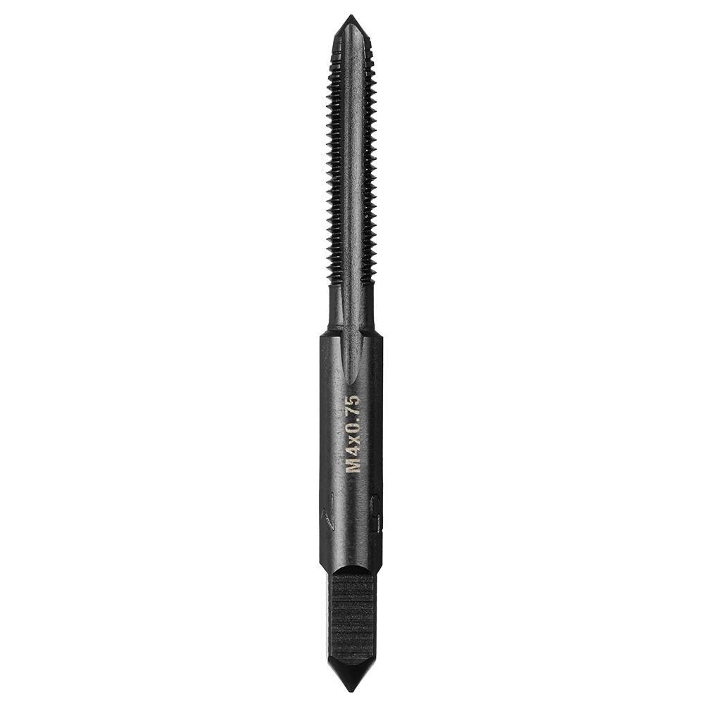 Milwaukee® 49-57-5120 Taps, M4-0.75 Thread, (4) Flutes, Black Oxide, High Carbon Steel