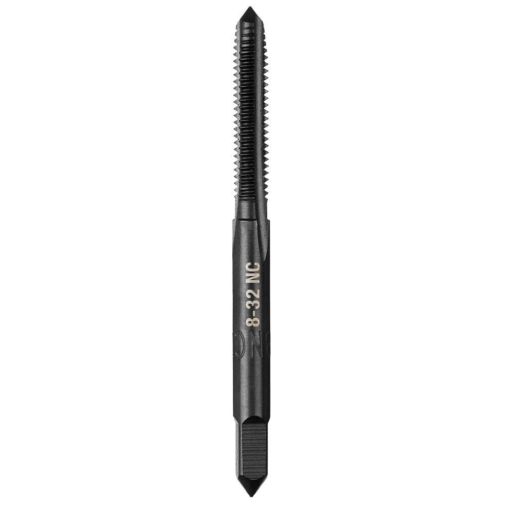 Milwaukee® 49-57-5121 Taps, 8-32 Thread, (4) Flutes, Black Oxide, High Carbon Steel