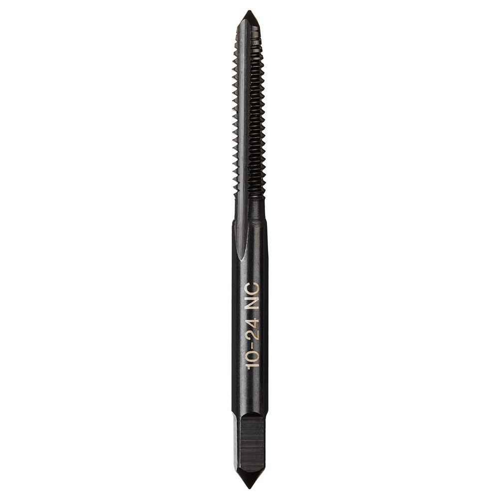 Milwaukee® 49-57-5125 Taps, 10-24 Thread, (4) Flutes, Black Oxide, High Carbon Steel