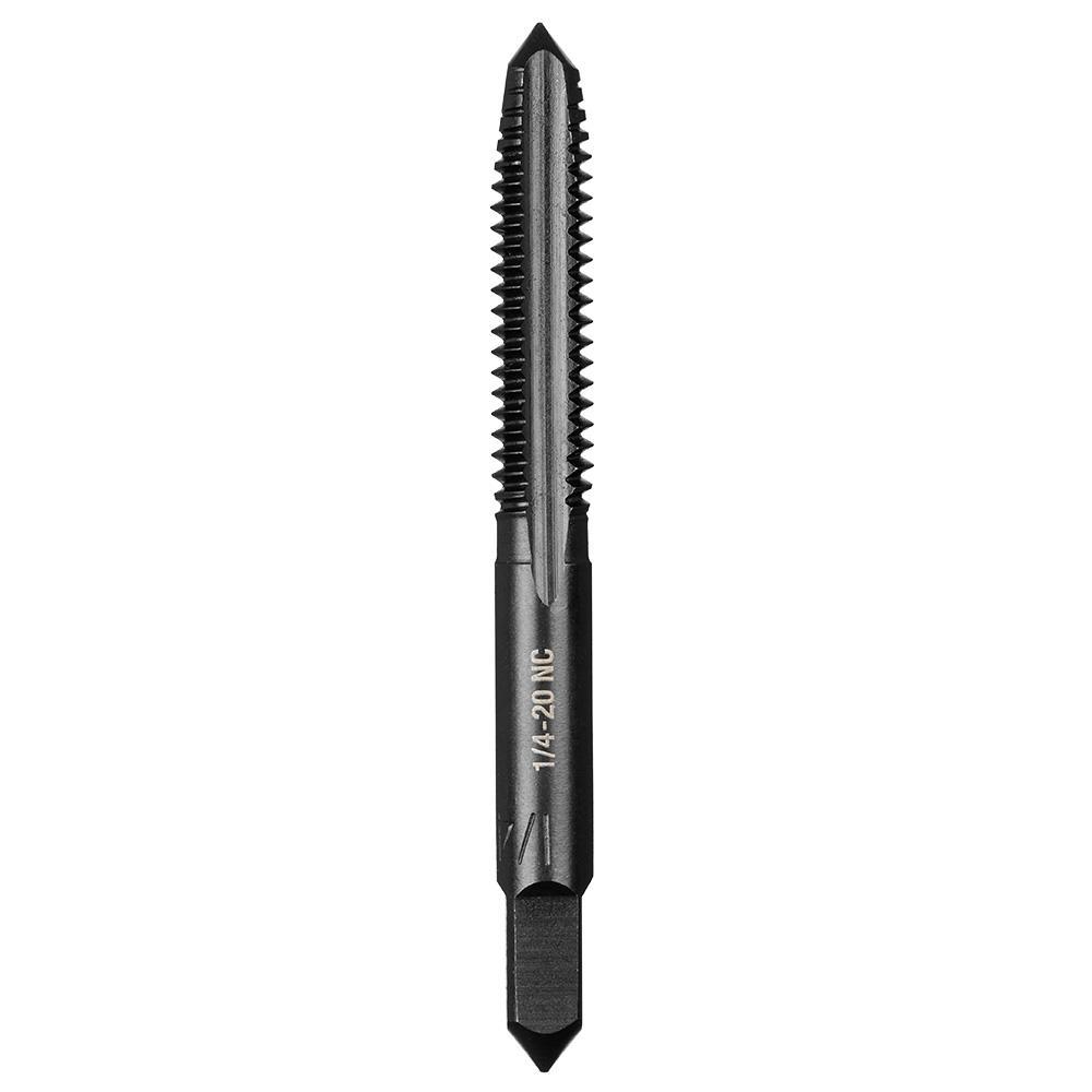 Milwaukee® 49-57-5134 Taps, 1/4-20 Thread, (4) Flutes, Black Oxide, High Carbon Steel