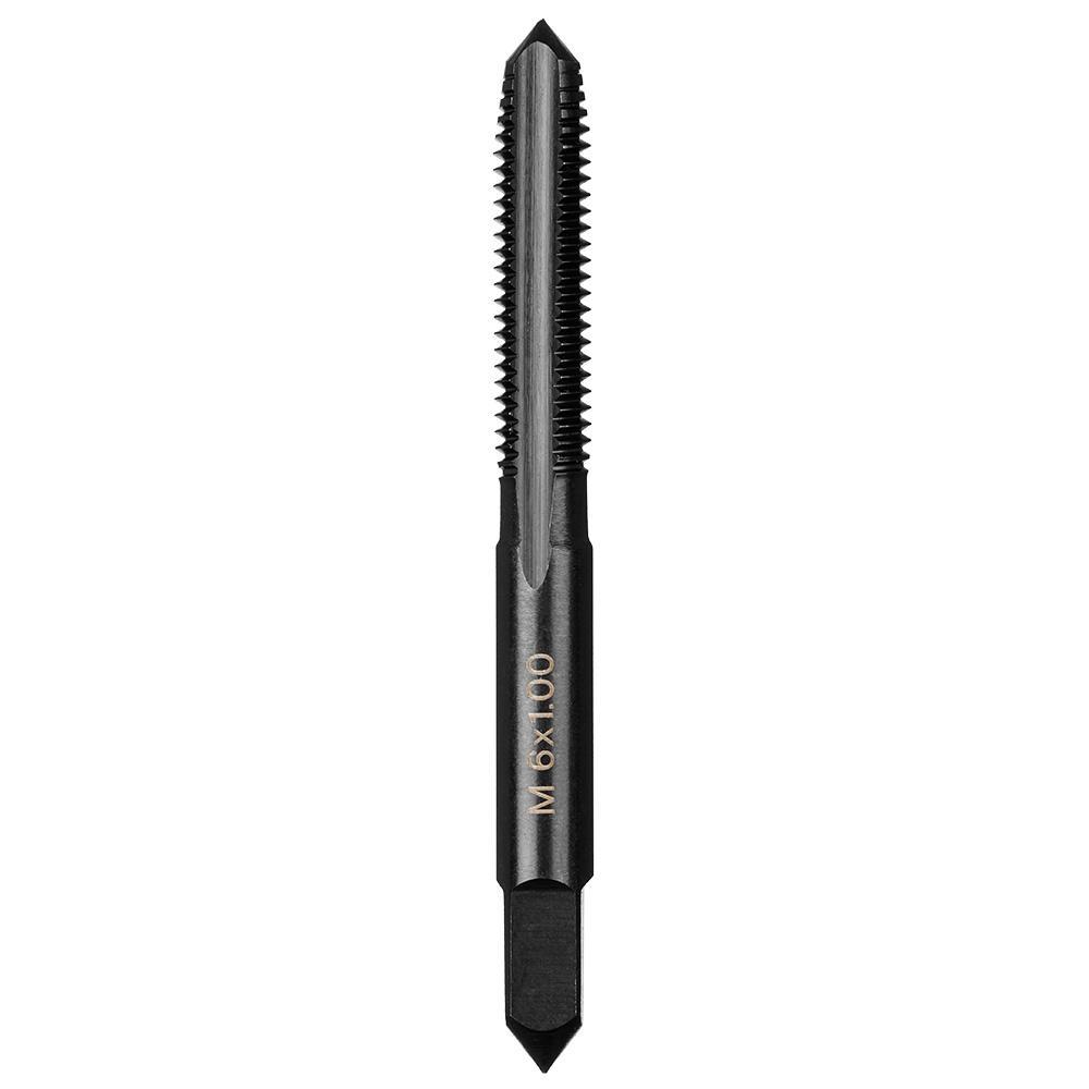 Milwaukee® 49-57-5136 Taps, M6-1.00 Thread, (4) Flutes, Black Oxide, High Carbon Steel