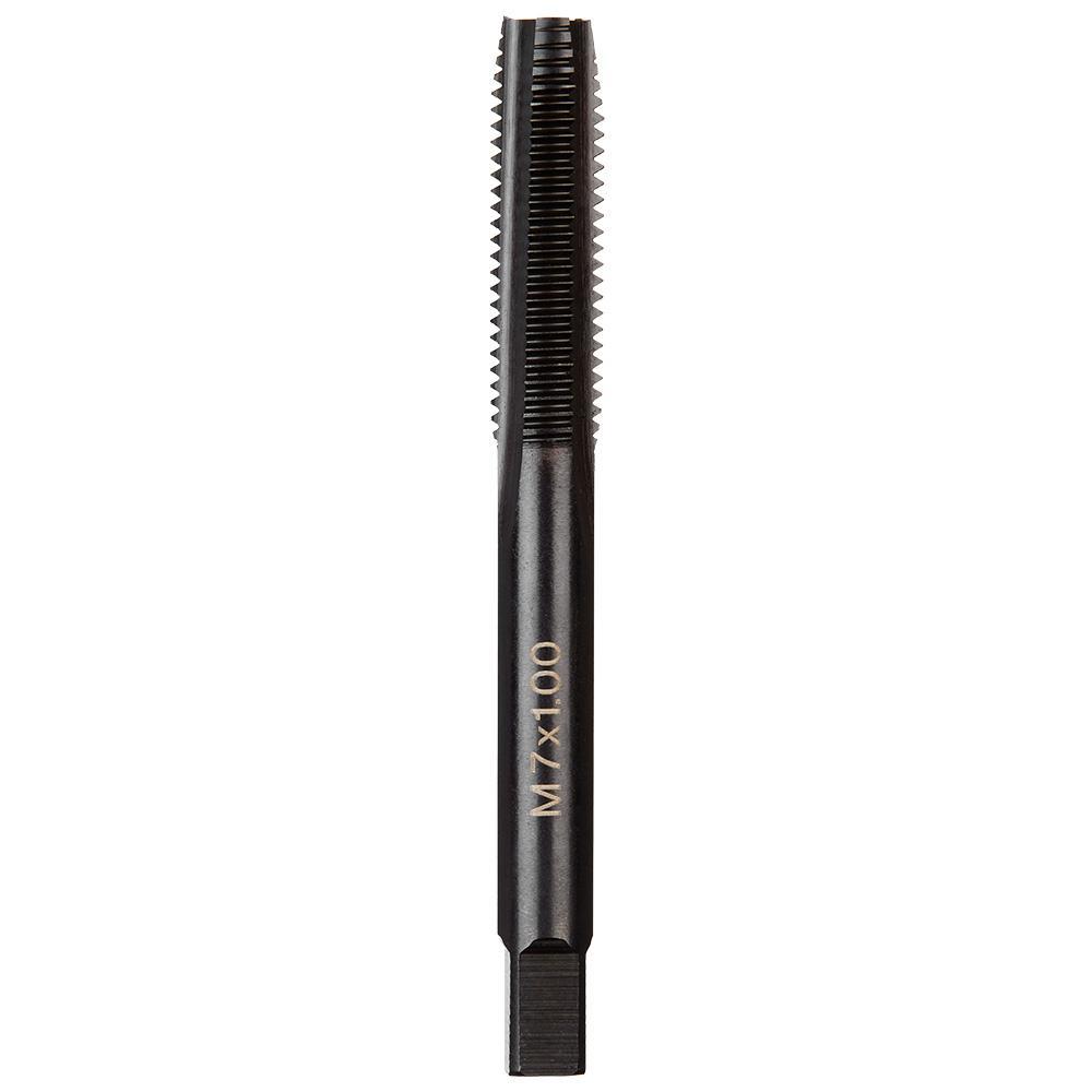 Milwaukee® 49-57-5141 Taps, M7-1.00 Thread, (4) Flutes, Black Oxide, High Carbon Steel