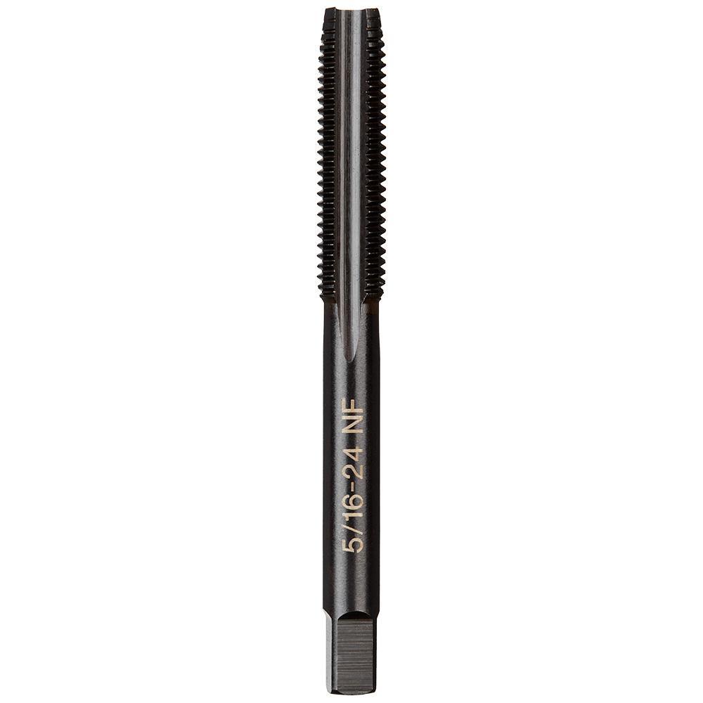 Milwaukee® 49-57-5144 Taps, 5/16-24 Thread, (4) Flutes, Black Oxide, High Carbon Steel