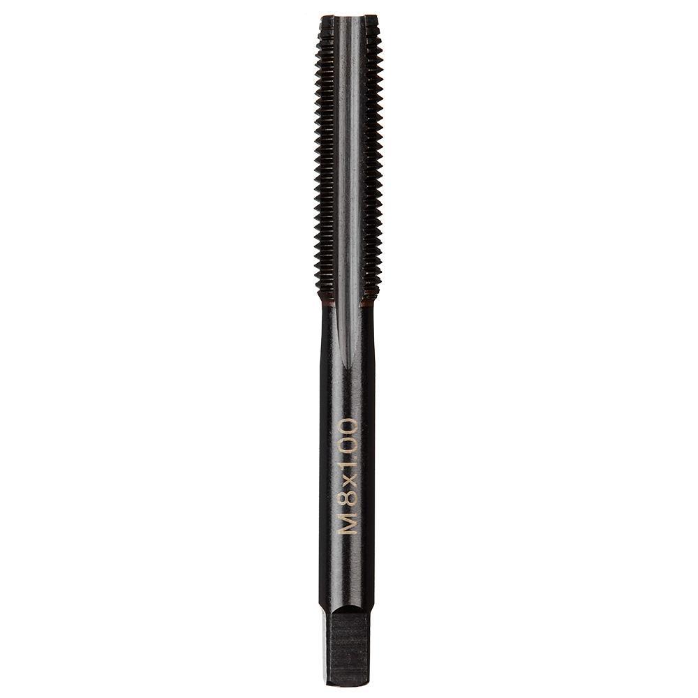 Milwaukee® 49-57-5145 Taps, M8-1.00 Thread, (4) Flutes, Black Oxide, High Carbon Steel
