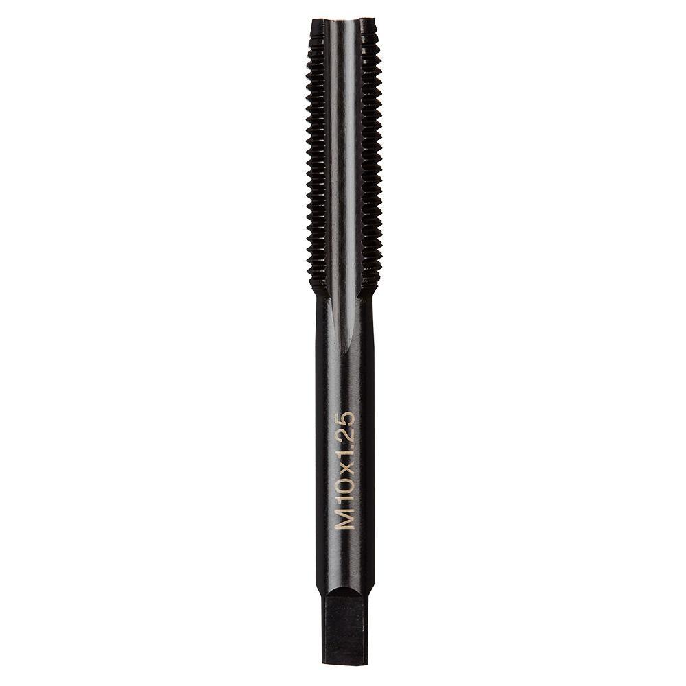 Milwaukee® 49-57-5153 Taps, M10-1.25 Thread, (4) Flutes, Black Oxide, High Carbon Steel