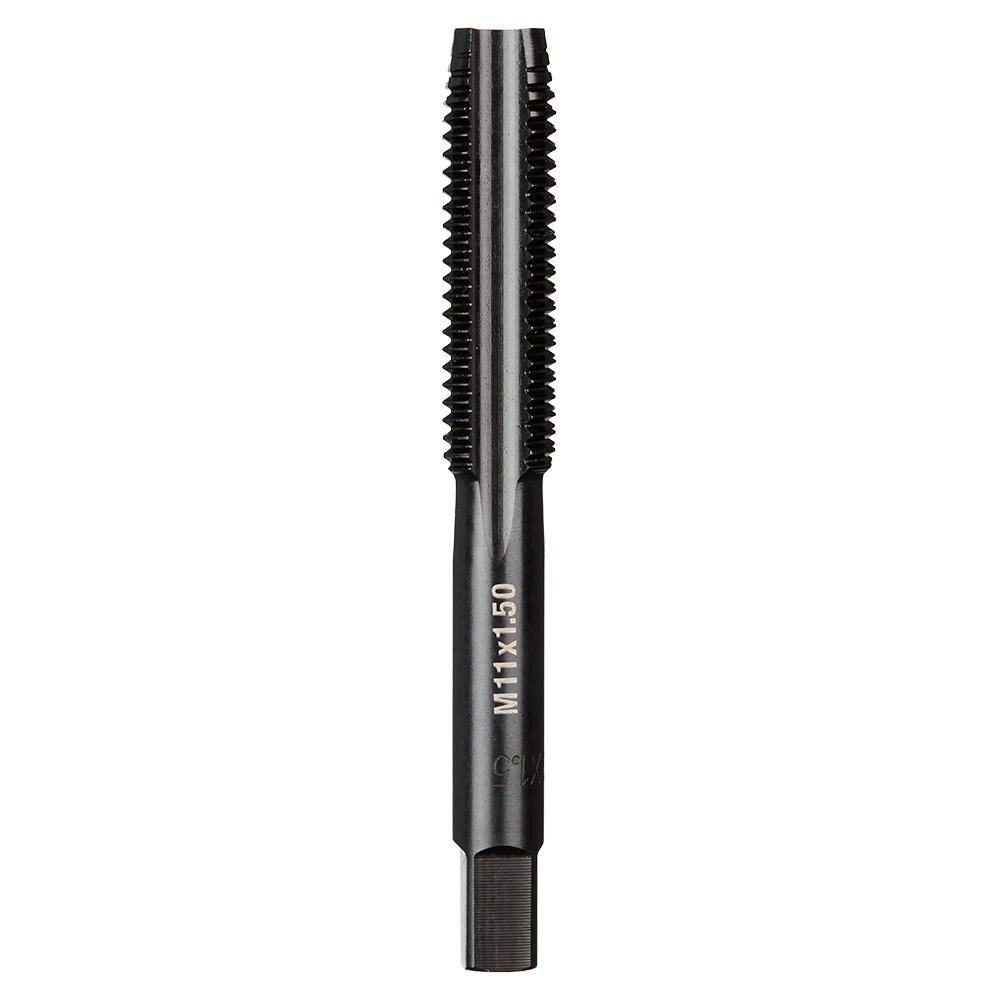 Milwaukee® 49-57-5156 Taps, M11-1.50 Thread, (4) Flutes, Black Oxide, High Carbon Steel
