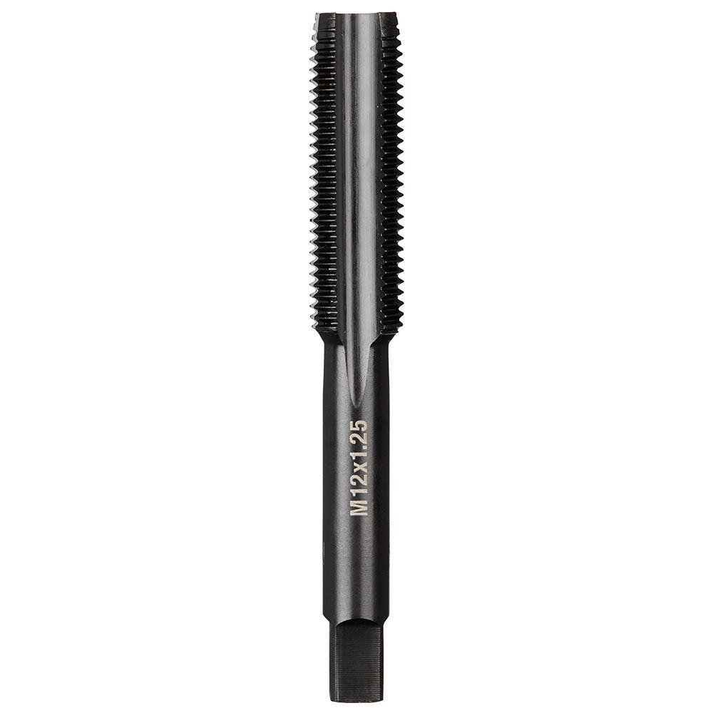 Milwaukee® 49-57-5161 Taps, M12-1.25 Thread, (4) Flutes, Black Oxide, High Carbon Steel
