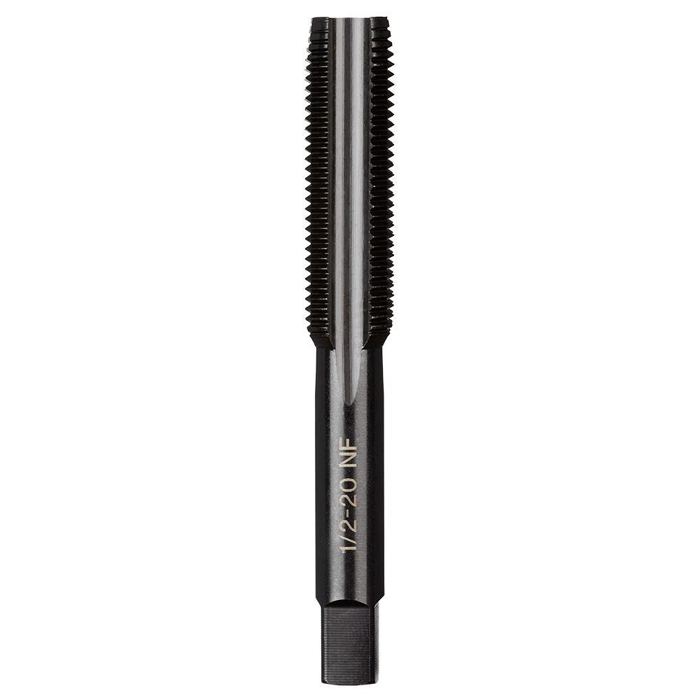 Milwaukee® 49-57-5162 Taps, 1/2-20 Thread, (4) Flutes, Black Oxide, High Carbon Steel