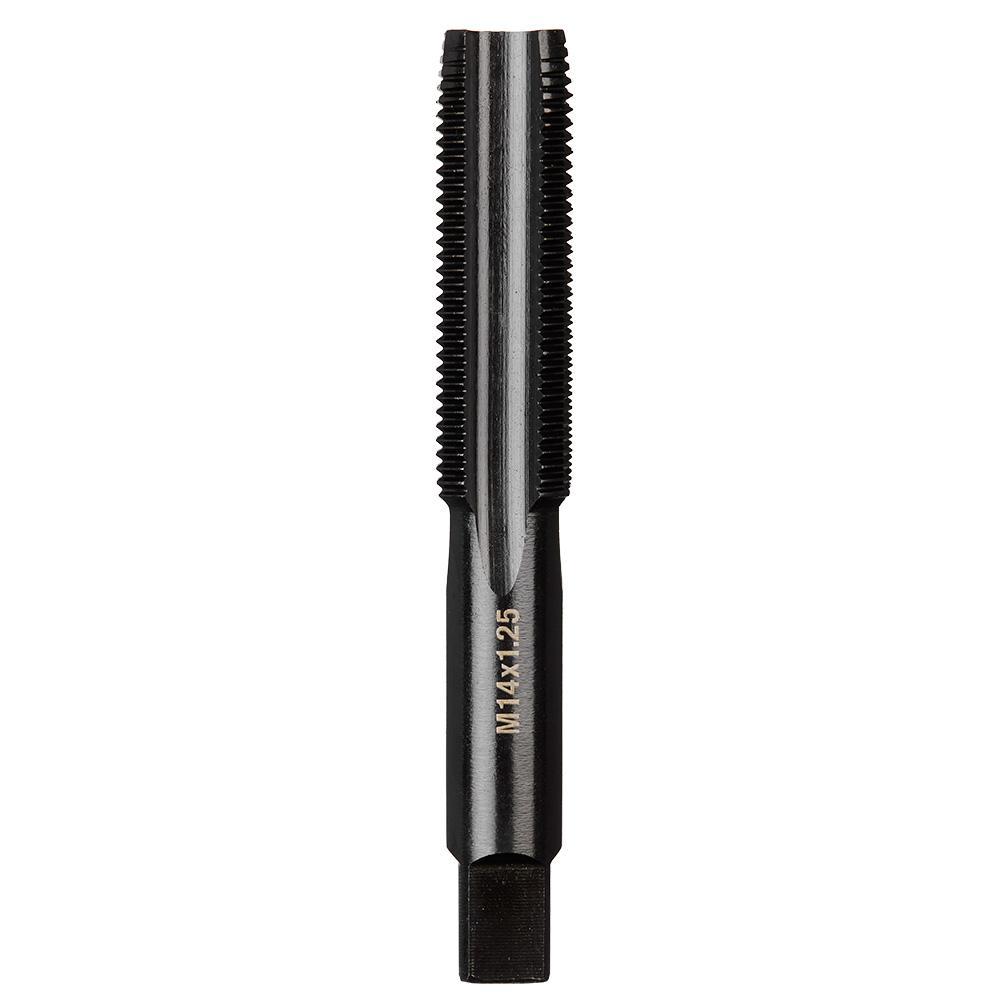 Milwaukee® 49-57-5167 Taps, M14-1.25 Thread, (4) Flutes, Black Oxide, High Carbon Steel