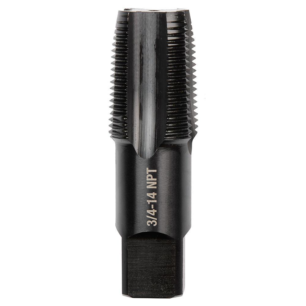 Milwaukee® 49-57-5294 Taps, 3/4-14 Thread, (4) Flutes, Black Oxide, High Carbon Steel