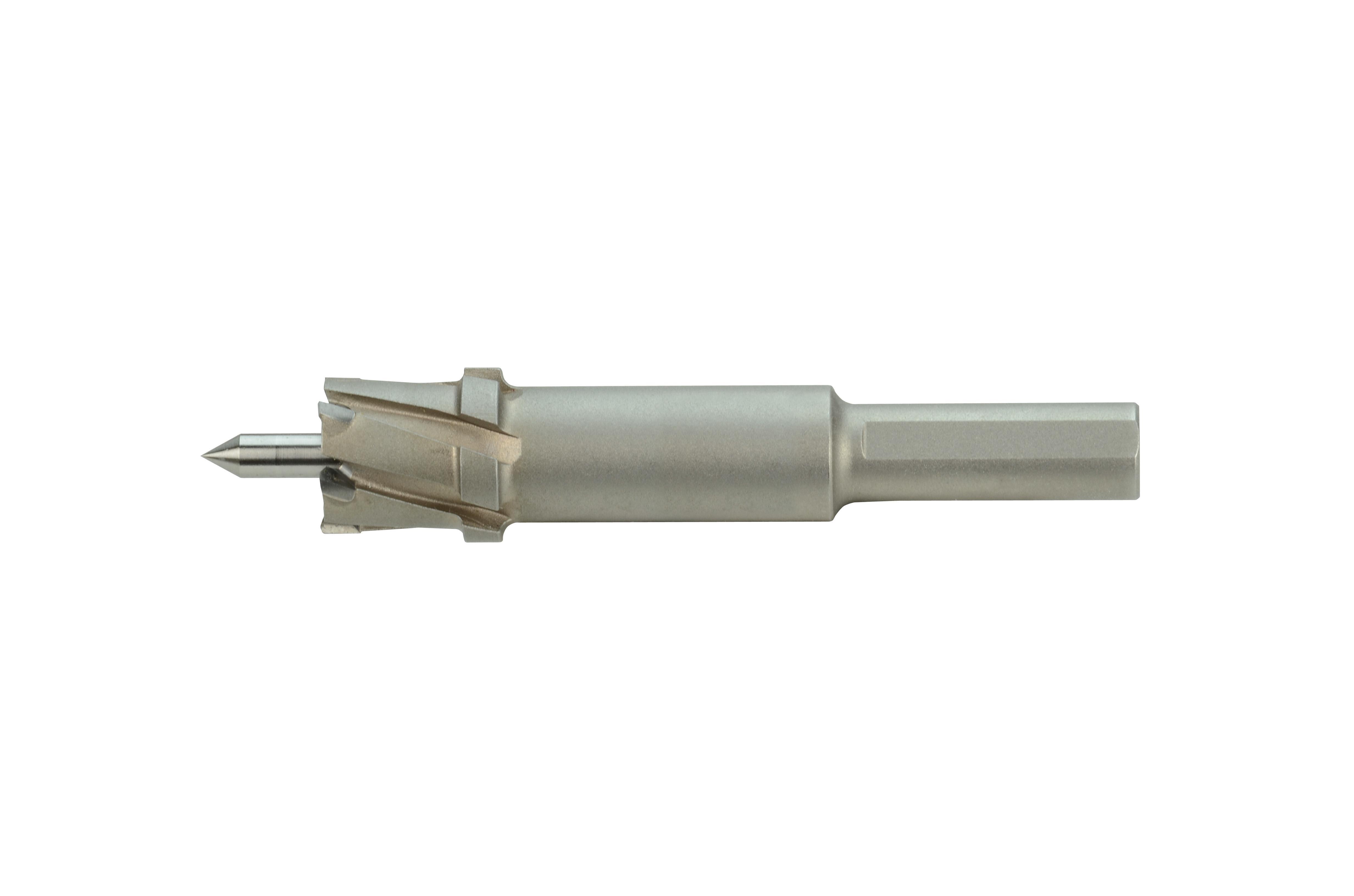 Milwaukee® Steel Hawg® 49-57-8093 1-Piece Standard Drive Annular Cutter, 15/16 in Dia Cutter, 1/2 in D Cutting, Carbide, 3-Flat Shank