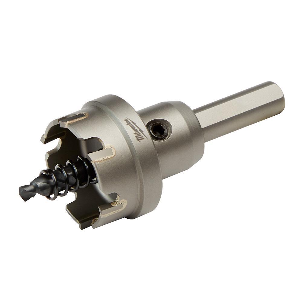 Milwaukee® 49-57-8619 1-Piece Hole Cutter, 1-1/4 in Dia, 3/16 in D Cutting, Carbide Cutting Edge