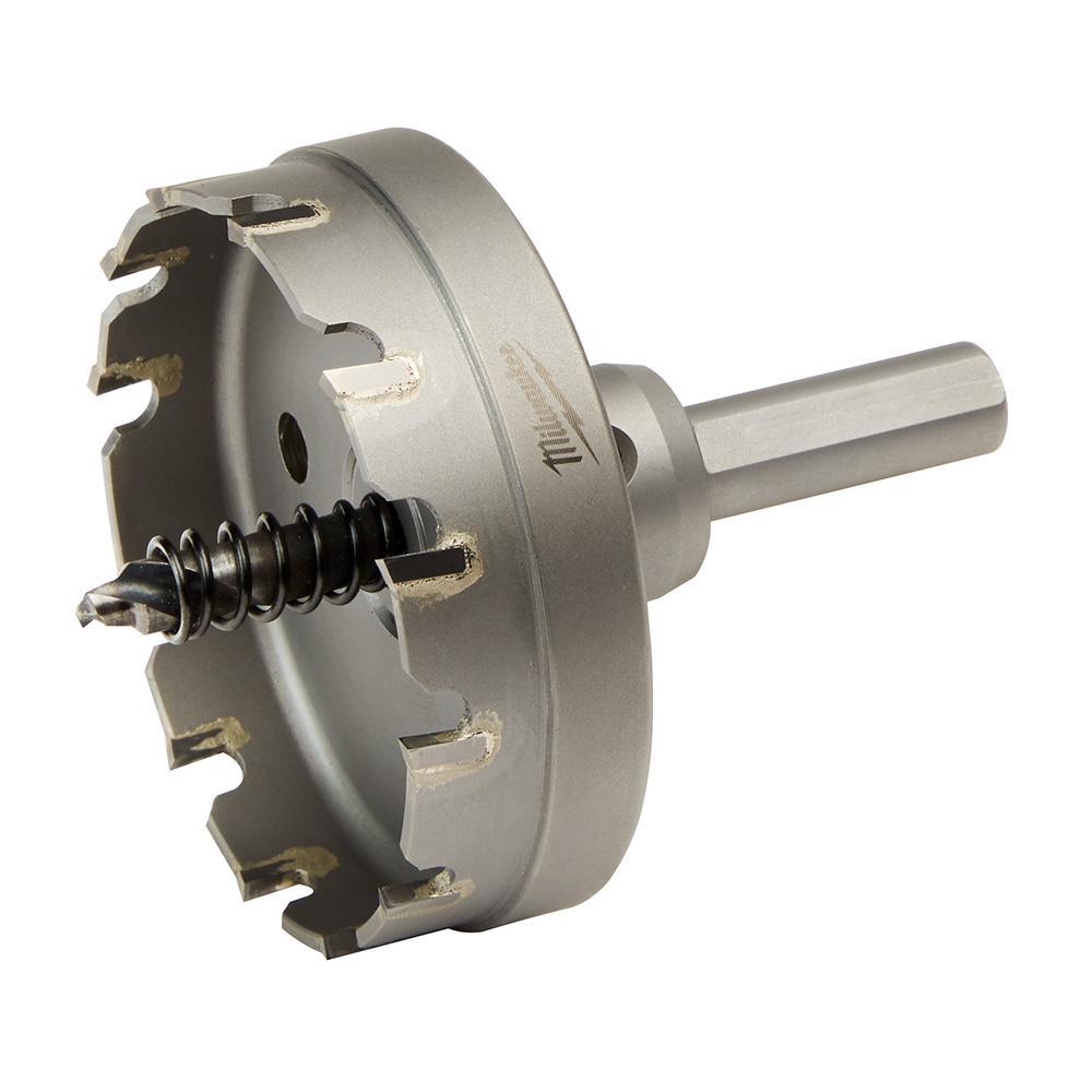 Milwaukee® 49-57-8639 1-Piece Hole Cutter, 2-1/2 in Dia, 3/16 in D Cutting, Carbide Cutting Edge