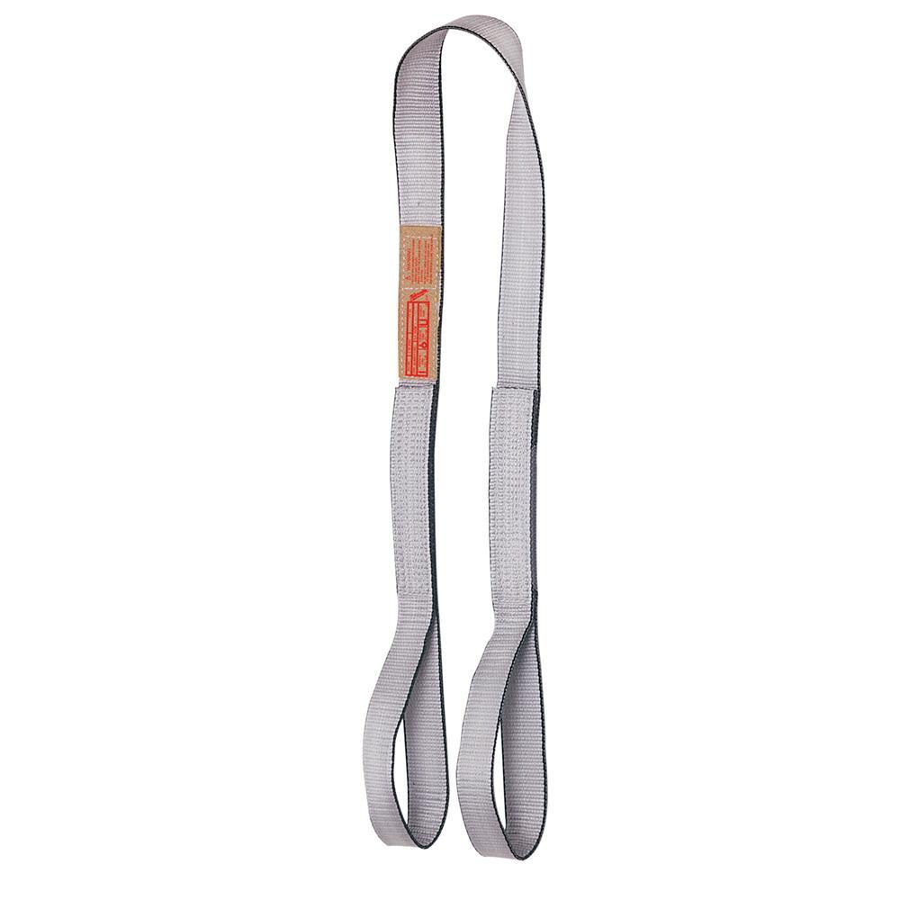 Milwaukee® 49-58-0060 Type 3 Eye and Eye Flat Web Sling, 10 ft L x 2 in W, 3200 lb, Nylon