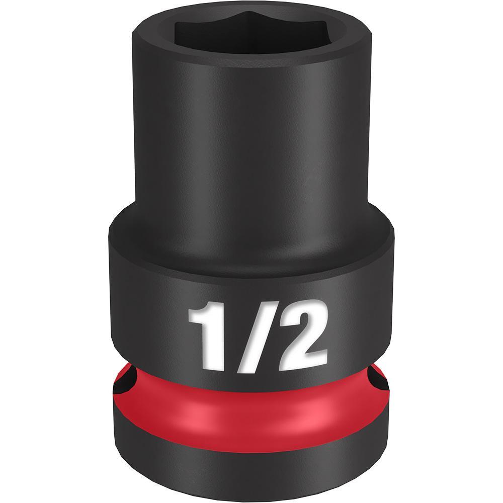 Milwaukee® SHOCKWAVE™ Impact Duty™ 49-66-6202 Socket, 1/2 in Hex Drive, 1/2 in Standard Socket, 6 Points