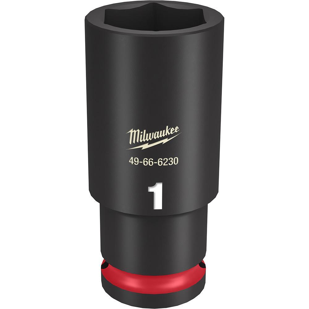 Milwaukee® SHOCKWAVE™ Impact Duty™ 49-66-6230 Socket, 1/2 in Hex Drive, 1 in Deep Socket, 6 Points