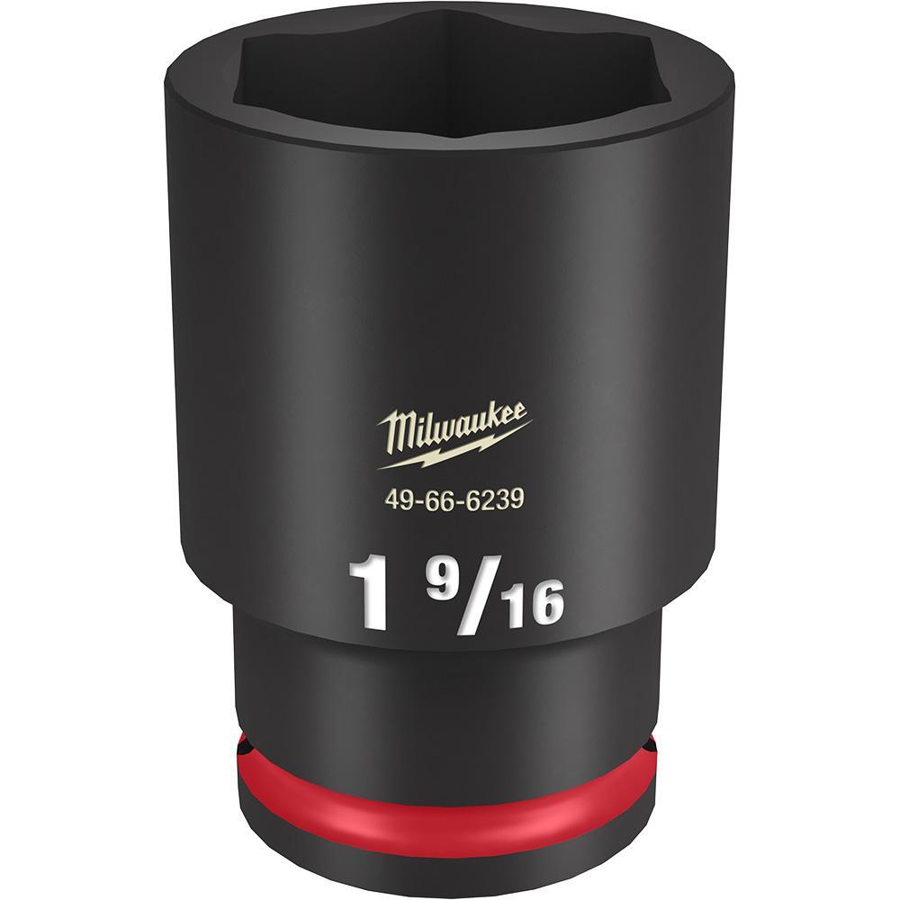 Milwaukee® SHOCKWAVE™ Impact Duty™ 49-66-6239 Socket, 1/2 in Hex Drive, 1-9/16 in Deep Socket, 6 Points